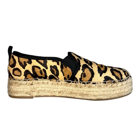 Sam Edelman Carrin Calf Hair Leopard Print Platform
Espadrilles Size 8 - Picture 11 of 11